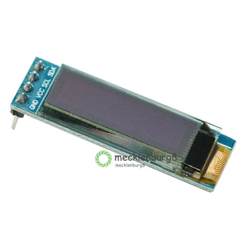 0.91 İnç 128x32 IIC I2C Beyaz OLED LCD Ekran DIY Oled Modülü SSD1306 Sürücü IC DC 3.3 V 5V Arduino PIC İçin