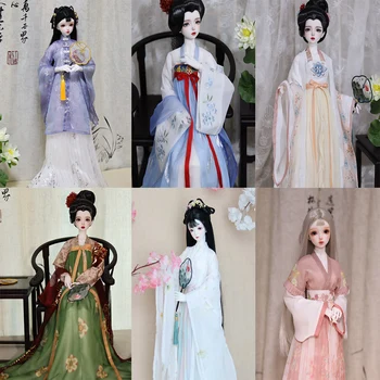 1/3 Ölçekli BJD Güzel Giysiler Antik Kostüm Hanfu Çin peri elbisesi BJD / SD SD13 Kız Aksesuarları C0269