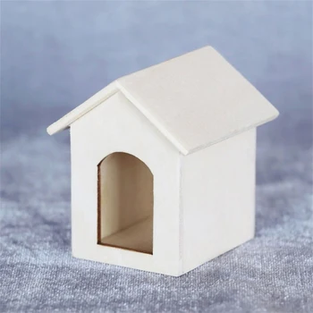 1 Adet 1:12 Evcilik Minyatür Pet Köpek Kedi Evi Modeli Simülasyon Mobilya Dekor Oturma Sahne Oyuncak