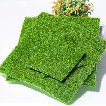 1 Adet 15cm / 30cm Yapay Otlak Simülasyon Yosun Çim Çim Sahte Yeşil çim halı Halı DIY Mikro Peyzaj Ev Zemin Dekor