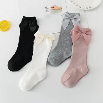 1 Pairs Yenidoğan Bebek diz üstü çorap Kız Toddler Yaylar Fırfır Sonbahar Kış Sıcak Bebek Sevimli Çorap Bebek Kız Kış Giysileri