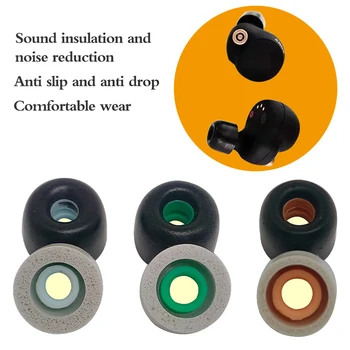 1 çift Kulak İpuçları Yumuşak Silikon Koruyucu Kulakiçi anti alerjik Kulak Tıkaçları Düşmesini Önlemek Kulak Pedleri Kapak Sony WF-1000XM4