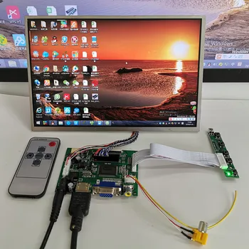 10.1 inç 1280 * 800 Ekran HD Dijital lcd monitör Ekran Desteği Araba HDMI VGA AV Ahududu Pi muz pi İle anahtar kurulu