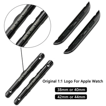 10 ADET Orijinal 1: 1 Konektörü apple saat bandı 45mm 41mm Serisi 7 6 SE 5 4 3 2 iwatch Askı 40mm 38mm Aksesuarları Aracı