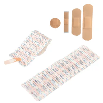 100 adet / takım Yara Yama yapışkan bandajlar Paster Tıbbi İlk Yardım Bandı yardım bandajı Sticker Çocuk Çocuk Acil Durum Kiti Yamalar