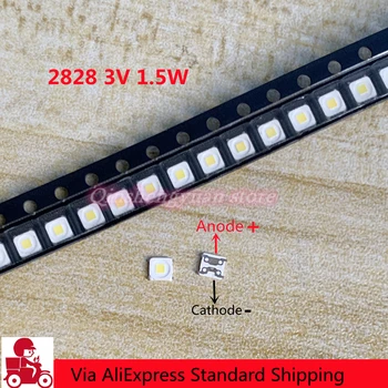 1000 adet özel LED Aydınlatmalı Flip-Chip LED 1.5 W 3V 3228 2828 SPBWH1322S1KVC1BIB Soğuk beyaz TV Uygulaması SAMSUNG