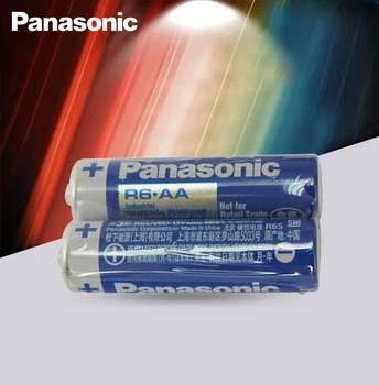 2 adet Panasonic R6 1.5 V AA Pil Alkalin Piller Mercury Kuru Pil Elektrikli Oyuncak İçin El Feneri Saat Fare