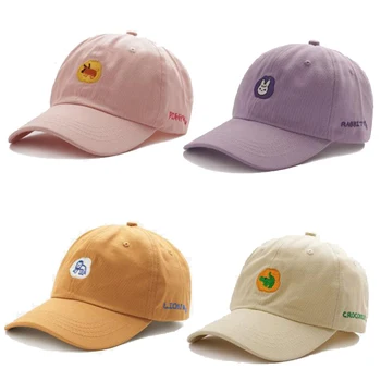 2021 Yeni Sevimli Kız Şeker erkek beyzbol şapkası Renk Hip hop Nakış Pamuk Popüler Yaz kadın şapka ' Spor güneş şapkası