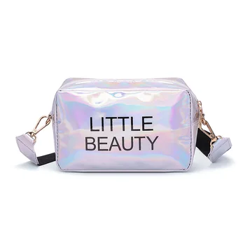 2022 Bayan Lazer Çanta Çantalar Akşam el çantası Küçük Crossbody Çanta Kadın Zincir Mini Tatlı Şeker Renk omuzdan askili çanta