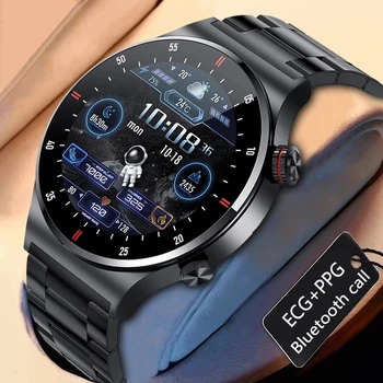 2022 Yeni Bluetooth Çağrı akıllı izle erkekler spor Spor İzci Su Geçirmez Smartwatch Büyük HD ekran için huawei Xiaomi telefon + kutu