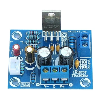 20W HIFI Mono Kanal LM1875T Stereo ses amplifikatörü devre kartı modülü DIY Kiti