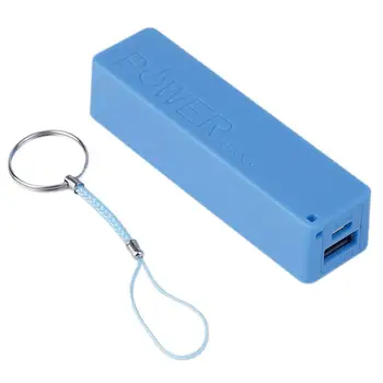 2600mAh taşınabilir güç kaynağı kılıfı Powerbank Kutusu USB Bağlantı Noktaları 1 * 18650 Güç Bankası Kabuk Şarj Cihazı Dıy Kitleri Pil