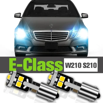 2x LED park lambası Aksesuarları Gümrükleme Lambası Mercedes Benz E Sınıfı İçin W210 S210 1995 1996 1997 1998 1999 2000 2001 2002 2003