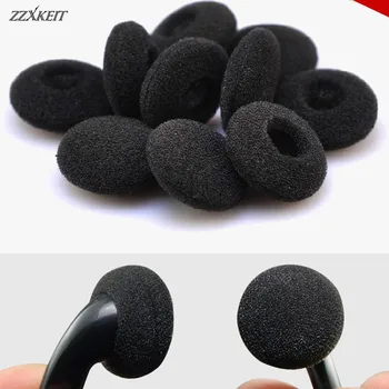 30 Adet 18mm Siyah Sünger Kulaklık Kapakları Yumuşak Köpük Kulaklık Kulaklık Kulak Pedleri Değiştirme MP3 MP4 Cep Telefonu Kulaklık Seti Aksesuarları