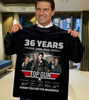 36 Yıl 1986 2022 Top Gun İçin Teşekkür Ederim Anılar Tee Gömlek
