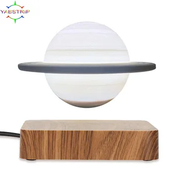 3D Baskı Manyetik Levitasyonunun Gece Lambası Saturn Lamba Yüzen Ay Aydınlatma Yatak Odası İçin çocuk noel hediyesi