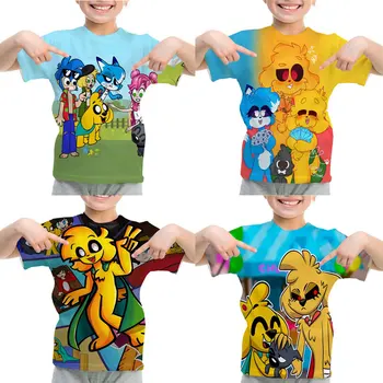3D Mikecrack T-shirt Çocuk Tee Üstleri Erkek Kız O-boyun T Shirt Komik Karikatür Kısa Kollu Anime Streetwear Compadretes Tshirt Çocuklar