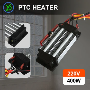 400W 220V Kuluçka ısıtıcı Yalıtım Termostatik PTC seramik havalı ısıtıcı Elektrikli ısıtıcı ısıtma elemanı 120 * 50mm