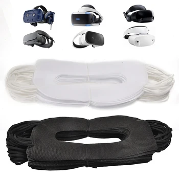 50 ADET VR Maskesi Tek Kullanımlık yüz kapatma Maskesi dokunmamış Sıhhi Maske Göz Enfeksiyonları Önleme İçin Uygun Tüm VR Kulaklıklar
