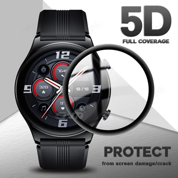 5D Ekran Koruyucu Film İçin Huawei Onur İzle GS3 GS 3 / Sihirli İzle 2 42mm 46mm Smartwatch Yumuşak Koruyucu Kapak (Cam)