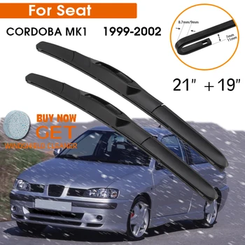 Araba sileceği Bıçak Koltuk CORDOBA İçin MK1 1999-2002 Ön Cam Kauçuk Silikon Dolum ön pencere sileceği 21