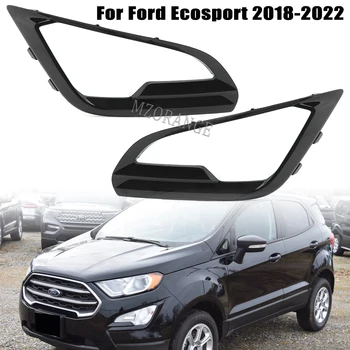 Araba Ön Sis aydınlatma koruması Ford Ecosport 2018 İçin 2019 2020 2011 2012 Far Çerçevesi ABS dekorasyon çıkartması Trim Araba Aksesuarları