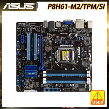 ASUS P8H61-M2 / TPM / SI Anakart 1155 Anakart DDR3 Intel Core i7 i5 İşlemci Intel H61 VGA USB2. 0 SATA2 PCI - E X16 Mikro ATX