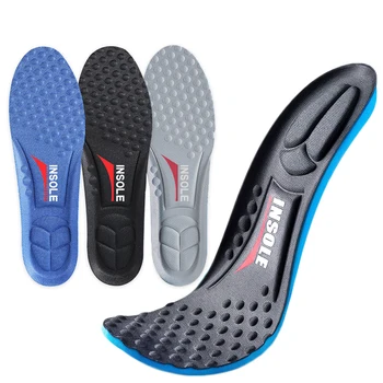 Bellek Köpük Tabanlık Kadın Ayakkabı Erkekler için Yüksek Elastik Şok Emici Spor ayakkabı tabanlığı Ekler 3d Ayak Masajı Astarı