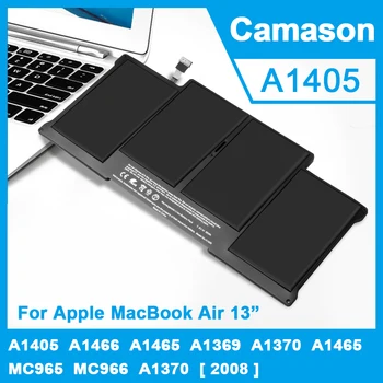 Camason A1405 Dizüstü Bilgisayar apple için batarya MacBook Hava 13 inç Dizüstü bilgisayar pilleri A1369 A1466 MC965 MC966 A1369 A1370 A1465 A1466