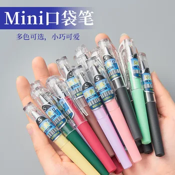 Cep kalem kısa taşınabilir kısa kalem küçük Mini nötr kalem imza kalem kompakt