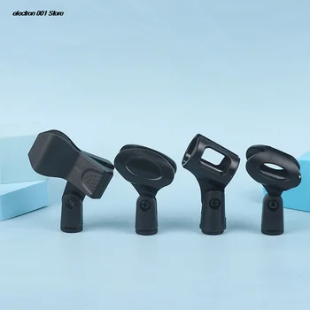 Clip de Microphone pour support de micro Shure, 1 pièce, portable, sans fil, accessoire universel noir