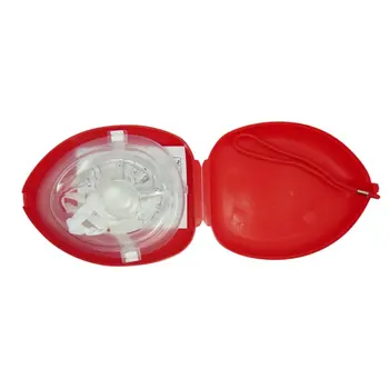 CPR Maskesi Profesyonel Ilk Yardım CPR Solunum Maskesi Korumak Kurtarıcılar Suni Solunum Ile Yeniden Kullanılabilir Tek yönlü Vana Araçları
