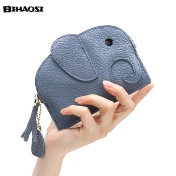Deri hayvan sıfır cüzdan Japon sıfır cüzdan Sikke ve değişim depolama Kız sevimli el çantası Öğrencileri tutun çanta ve çantalar