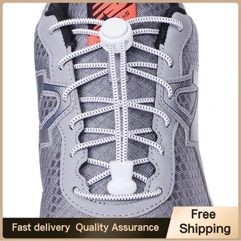 Elastik Ayakabı Yuvarlak Bahar Kilit Tembel Ayakkabı Bağcıkları Ücretsiz Ayarlamak Yürüyüşe Spor Güvenlik Hiçbir Kravat Ayakkabı Dantel Lastik bant