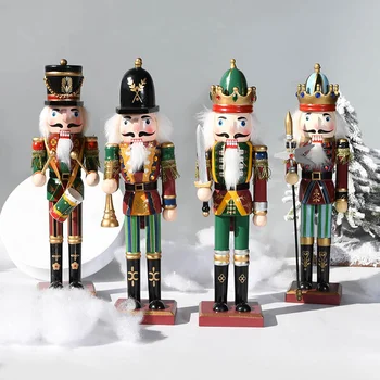 Fındıkkıran Kukla Asker Dekorasyon Yaratıcı Vintage Hediye Noel Ahşap Kolye El Sanatları Süs Çocuk Hediye Ev Dekorasyon