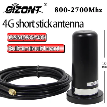 GSM 2G 3G 4G Anten SMA Erkek N Erkek Araç Araba Manyetik Dağı Anten Sinyal Güçlendirici 35dBi 800-2700MHz 3 Metre Kablo