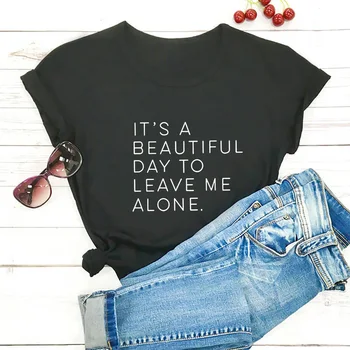 GÜZEL Bir GÜN T-shirt Kadın Rahat Kadın Kısa Kollu Hipster Grafik T Shirt Hafif Rahat Tshirt Kadınlar için