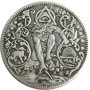 HB (133) ABD Hobo Morgan Dolar Yeni/Eski Renk Gümüş Kaplama Kopya Paraları