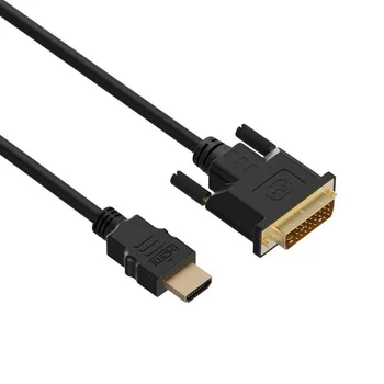 HDMI uyumlu DVI-D Adaptörü Video Erkek DVI DVI Kablo 1080p Erkek İçin Yüksek Çözünürlüklü LCD Ve LED İzler