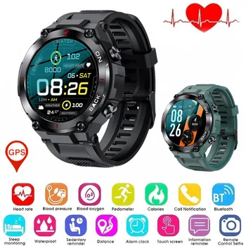 K37 Bluetooth akıllı saat Erkekler Kadınlar Kan Basıncı nabız monitörü Spor Smartwatch Spor akıllı bilezik Xiaomi Huawei İçin