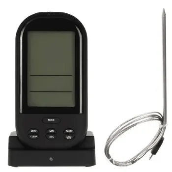 Kablosuz Dijital lcd ekran BARBEKÜ Termometre Mutfak Barbekü dijital prob et termometresi BARBEKÜ Sıcaklık Aracı