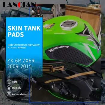 Kawasakı ZX-6R ZX6R 2009 2010 ZX 2011 2012 2013 2014 2015 Motosiklet Sticker Anti kayma Yakıt Tankı Pad 3M Yan Gaz Diz Kavrama