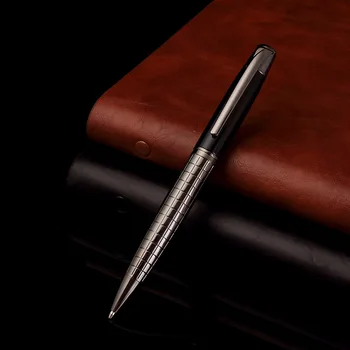 Kişiselleştirilmiş Hediye Kalem Metal Kalem 1.0 mm Siyah Mürekkep özel logo Tükenmez Kalemler Kazınmış Logosu Şirket Adı Okul Ofis Malzemeleri