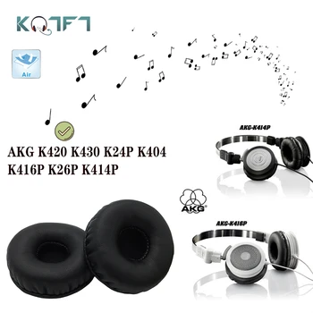 KQTFT 1 Takım için Yedek Kulak Yastıkları AKG K420 K430 K24P K404 K416P K26P K414P Kulaklık Kulak Pedleri Kulaklık Kapağı Yastık Bardak