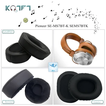 KQTFT 1 Çift Kadife deri Yedek Kulak Yastıkları Pioneer SE-MS7BT-K SEMS7BTK Kulaklık Kulaklık Kapağı Yastık Bardak