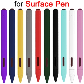Kılıf yüzey kalemi Kapak 5 Gen 1776 Yumuşak Microsoft Kol Çantası Kapağı Tutucu Stylus Kalem Koruyucu Silikon Sevimli Aksesuar