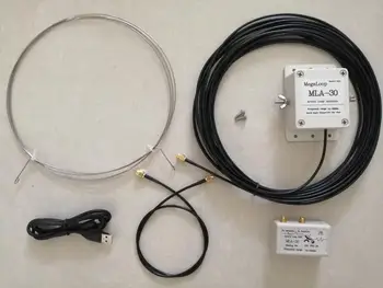 Kısa Dalga radyo için MLA-30 Döngü anten Aktif alıcı anten 100kHz - 30MHz