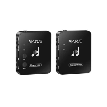 M-vave WP-10 2.4 G Kablosuz Kulaklık Monitör Şarj Edilebilir Verici alıcı Desteği Stereo Mono Kayıt Fonksiyonu Cuvave