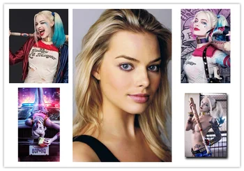 Margot Robbie seks yeni ipek Poster ev dekoratif duvar çıkartmaları sanat boyama