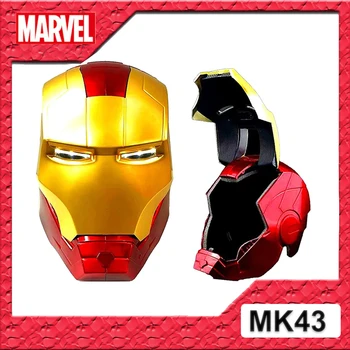 Marvel Elektronik Demir Adam Kask Infinity Dayağı MK43 Ironman Maskesi Süper Kahraman Cosplay Kostüm Doğum Günü noel hediyesi
